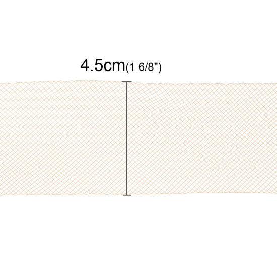 Imagen de Crinolina Crin llana para la boda Sombreros Nylon de Agua roja 4.5cm, 2 atados (Aprox 20 M/Atado)