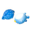 Picture of Resin Embellishments Fish Animal Blue 25mm(1") x 17mm( 5/8"), 10 PCs