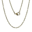 Picture of Iron Based Alloy Cable Chain Necklace Antique Bronze 77cm(30 3/8") long, Chain Size: 3x2mm(1/8"x1/8"), 12 PCs