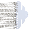Изображение Ожерелья из Цепочек Серебряный Тон, Позолоченные цепочки 62.0см длина, 12 ШТ