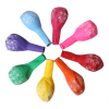 Picture of Latex Balloon Round At Random Mixed Alphabet /Letter Pattern 13.0cm-14.5cm x 7.5cm-8.0cm, 10 PCs
