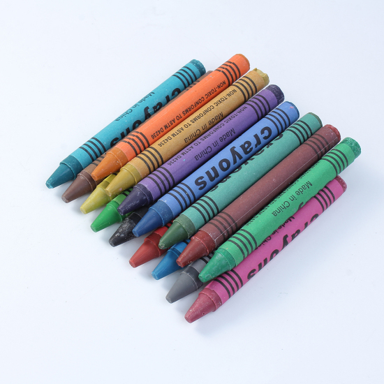 Изображение Парафин Восковый карандаш Разноцветный 11.3см x 7.1см , 5 Коробок (Примерно 16 ШТ/Коробка)