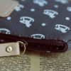 Picture of Pencil Case Pencil Bag Rectangle Dark Gray Rocking Horse Pattern 19.0cm x 8.0cm, 2 PCs