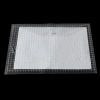 Picture of PVC Documents Pouch File Bag Office Rectangle White Lattice Pattern 35cm x 25cm, 10 PCs