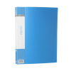 Picture of PVC Clear Book A4 Paper File Folder 30 Pocket Presentation Document Rectangle Blue 48cm(18 7/8") x 31cm(12 2/8"), 1 Piece