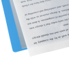 Picture of PVC Clear Book A4 Paper File Folder 30 Pocket Presentation Document Rectangle Blue 48cm(18 7/8") x 31cm(12 2/8"), 1 Piece