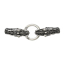 Picture of Zinc Based Alloy Hook Clasps Dragon Antique Silver Color (Fits 7mm Cord) 8.1cm x 2.5cm, 2 Sets