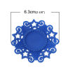 Picture of Resin Embellishments Star At Random Cabochon Settings (Fits 26mm Dia) 6.3cm(2 4/8") x 6.3cm(2 4/8"), 10 PCs