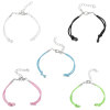 Picture of Nylon Waved String Braided Friendship Bracelets Mixed 14.3cm(5 5/8") long, 10 PCs