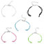 Picture of Nylon Waved String Braided Friendship Bracelets Mixed 14.3cm(5 5/8") long, 10 PCs