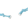 Picture of Nylon Waved String Braided Friendship Bracelets Blue 14.3cm(5 5/8") long, 10 PCs