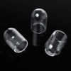 Picture of Transparent Glass Miniature Globe Bubble Bottle Vial Cylinder Clear 25mm Dia, 3 PCs