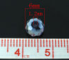 Изображение Бусина-рондель 6mm Стеклянные Имитации Кристаллов Сваровски 5040 Фиолетовый (ABцвет),Отверстие: 1.2 мм Проданные 200 шт