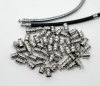 Bild von Silberf. Innengewinde für European Perlen Schlangenkette 7.2x4.2mm.Verkauft eine Packung mit 100