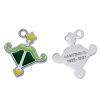 Imagen de 10 Unidades Zamak Colgantes Tono de Plata Multicolor Constelación Sagitario Esmalte 21mm x 20mm