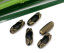 Image de 500 Fermoirs Connecteurs Chaîne à billes Couleur Bronze 8x3mm