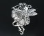 Picture of 10 Antique Silver Color Fairy Charms Pendants 36x28mm