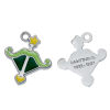 Imagen de 10 Unidades Zamak Colgantes Tono de Plata Multicolor Constelación Sagitario Esmalte 21mm x 20mm