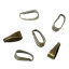 Picture of Iron Based Alloy Pendant Pinch Bails Clasps Antique Bronze 7mm x 3mm, 1000 PCs