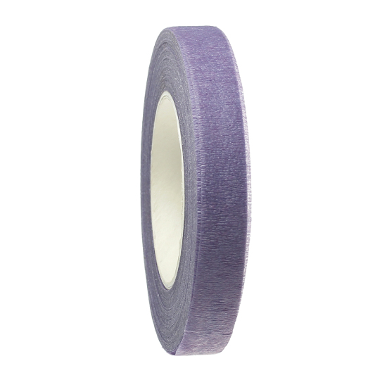 Picture of Paper Easter Adhesive Tape Florist Floral Stem Wrap Artificial Flower Purple 12mm( 4/8") Width, 6 Rolls