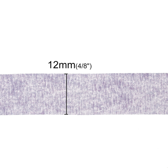 Picture of Paper Easter Adhesive Tape Florist Floral Stem Wrap Artificial Flower Purple 12mm( 4/8") Width, 6 Rolls