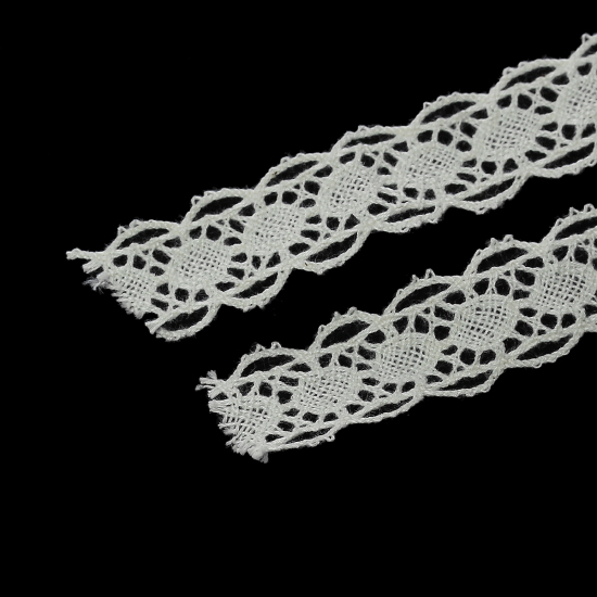 Picture of Cotton Crochet Lace Trim Beige 19mm( 6/8") Wide, 5 Yards