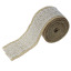 Picture of Natural Jute Burlap Easter Ribbon Lace Trim White 6cm(2 3/8"), 1 Roll(Approx 5 M/Roll)