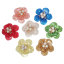 Picture of Acrylic Embellishments Findings Flower At Random Inlaid Acrylic Imitation Pearl Clear Rhinestone 50.0mm(2") x 50.0mm(2"), 1 Piece