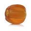 Image de Perles en Lampwork Forme Citrouille Halloween Ambre Givré 8mm x 8mm, Tailles de Trous: 2mm, 50 Pcs