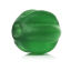 Picture of Lampwork Glass Loose Beads Halloween Pumpkin Shape Green Frosted About 8mm x 8mm, Hole: Approx 2mm, 50 PCs