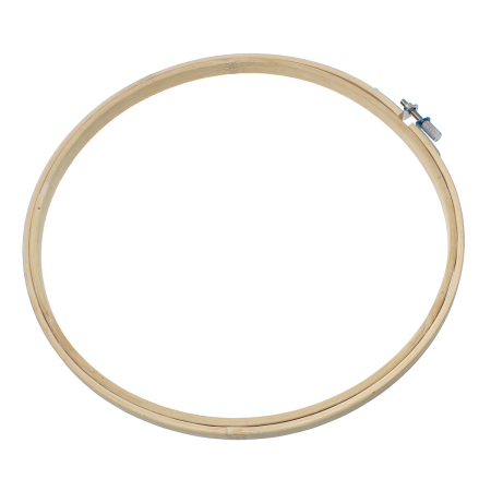 Image de Bamboo Embroidery Hoop Round Natural 2 PCs