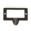 Immagine di 5 Pz Lega di Zinco Armadietto Cassetto Maniglie Rettangolo Bronzo Antico 54mm x 34mm
