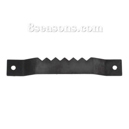 Iron Based Alloy Drawer Handles Pulls Knobs Cabinet Furniture Hardware Bar Gunmetal 68mm(2 5/8") x 10mm( 3/8"), 30 PCs