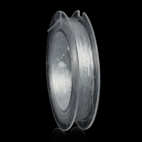 Bild von Nylon Schnur Transparent elastisch 0.4mm, 10 Rollen (ca. 10M./Rolle)