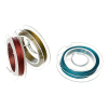 Picture of Steel Wire Beading Wire Thread Cord At Random Mixed 0.45mm Dia, 10 Rolls(Approx 9 M/Roll)