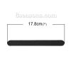 Picture of Leather Buffing Sandpaper Nail Files Black 17.8cm x 2.0cm(7" x 6/8"), 10 PCs