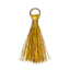 Image de Franges Pompons Glands en Polyester Or 25mm long,, 20 Pcs
