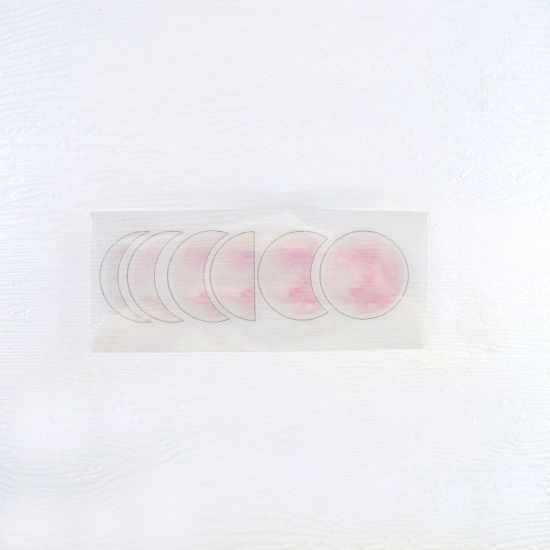 Image de Matériaux de Remplissage pour Bijoux de Résine en Silicone Demi Lune Rose 1 Paquet