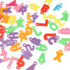 Picture of Acrylic Charms Capital Alphabet/ Letter At Random Mixed 20mm x 16mm - 20mm x 6mm, 500 PCs