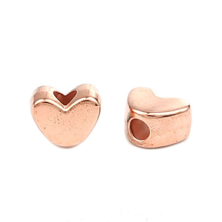 Picture of Acrylic Beads Heart About 12mm x 9mm, 200 PCs