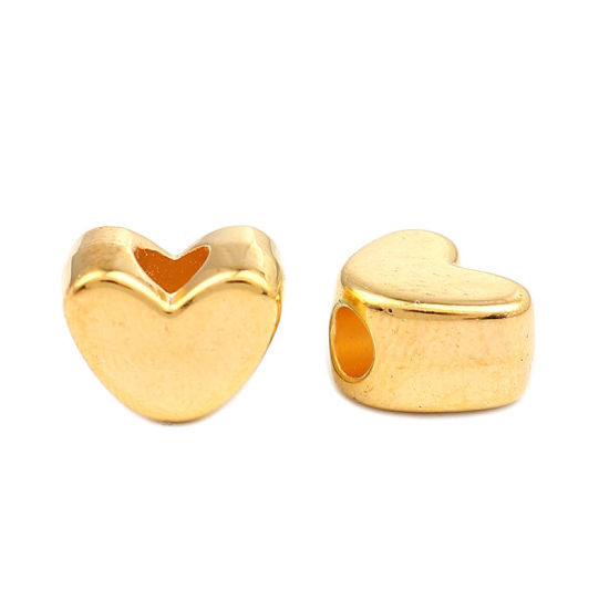 Picture of Acrylic Beads Heart About 12mm x 9mm, 200 PCs