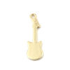 Picture of Zinc Based Alloy Music Pendants Guitar Musical Instrument 16K Real Gold Plated 32mm x 10mm, 5 PCs