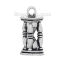 Imagen de Colgantes 3D Aleación del Metal Del Zinc de Reloj de Arena , Plata Antigua 22mmx 11mm, 10 Unidades