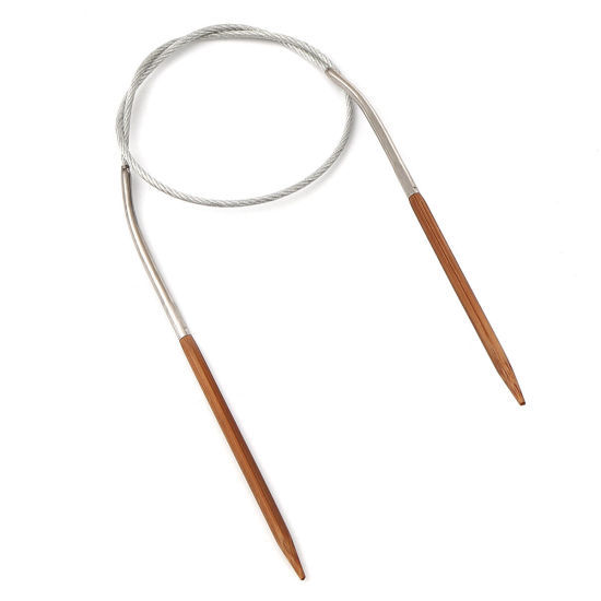 Picture of Stainless Steel Circular Circular Knitting Needles 40cm(15 6/8") long, 1 Pair