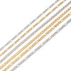 Picture of 1 Piece Vacuum Plating 304 Stainless Steel Stylish Face Mask And Glasses Neck Strap Lariat Lanyard Necklace Gold Plated Oval 54cm(21 2/8") long