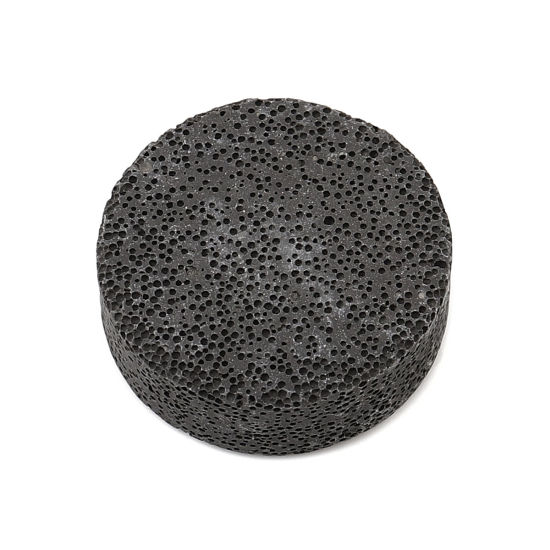 Lava Rock Felt Oil Diffuser Pads Round Black 4.3cm Dia., 1 Piece の画像