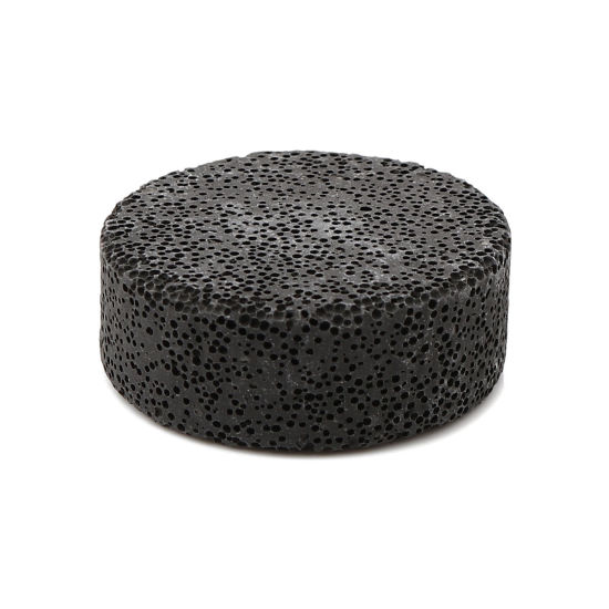 Lava Rock Felt Oil Diffuser Pads Round Black 4.3cm Dia., 1 Piece の画像