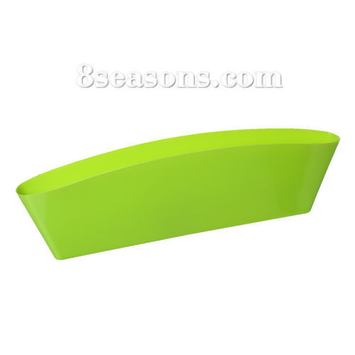 Picture of PP Storage Containers Organizer Rectangle Fruit Green 35.5cm(14") x 10.7cm(4 2/8") , 1 Piece
