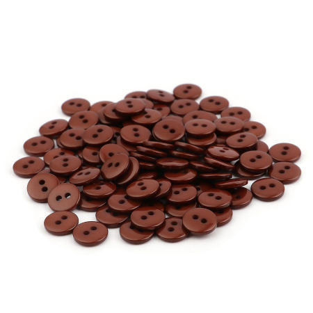 500 Pcs 2 Hole Color Mixed Round Resin Buttons For Sewing