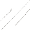 Изображение 304 Stainless Steel Necklace Lightning Silver Tone 45cm(17 6/8") long, 1 Piece